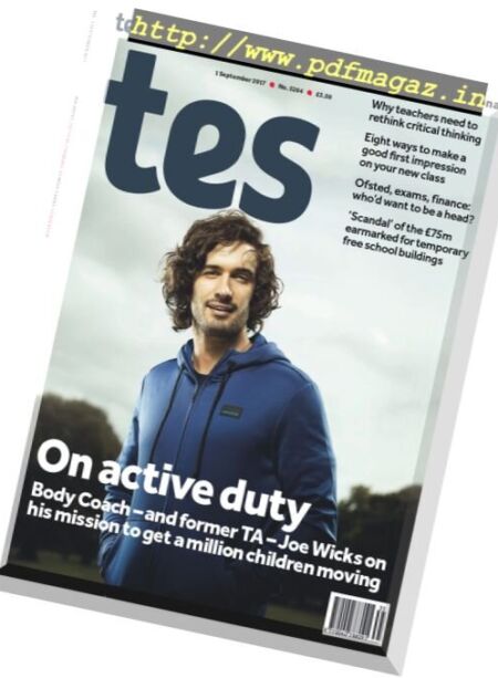 Times Educational Supplement – 1 September 2017 Cover
