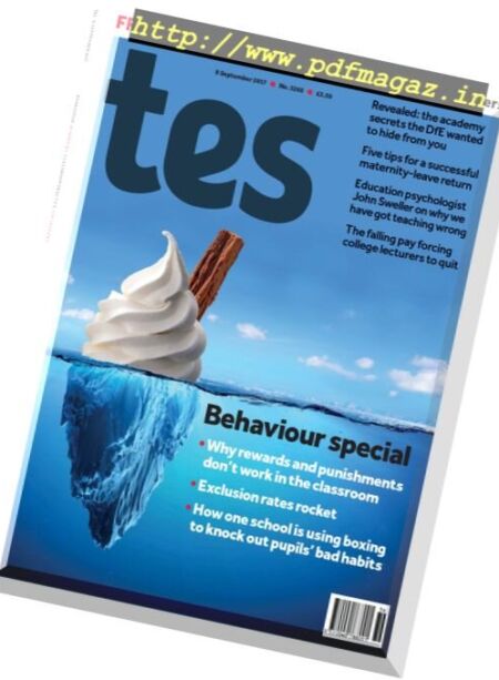 Times Educational Supplement – 8 September 2017 Cover