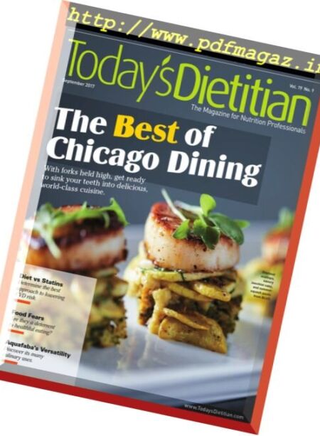 Today’s Dietitian – September 2017 Cover