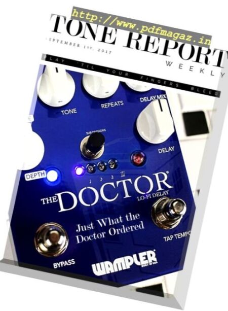 Tone Report Weekly – 1 September 2017 Cover