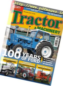 Tractor & Machinery – November 2017