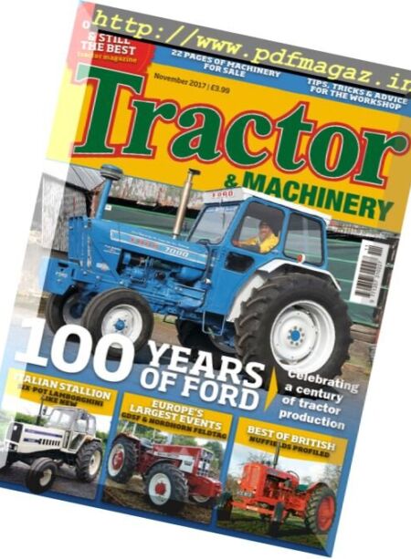 Tractor & Machinery – November 2017 Cover