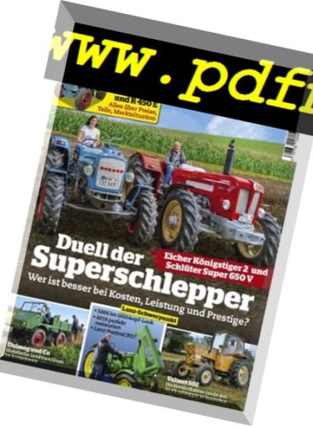 Traktor Classic – Oktober-November 2017 Cover