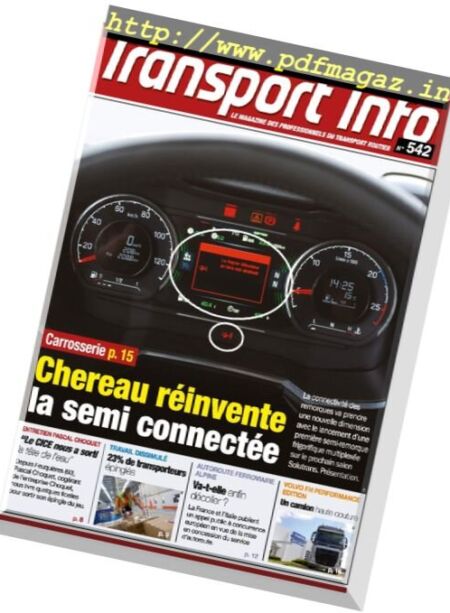 Transport Info Hebdo – 25 Aout 2017 Cover