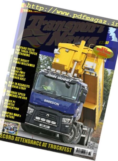 Transport News – October 2017 Cover