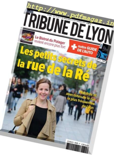 Tribune de Lyon – 21 au 27 Septembre 2017 Cover