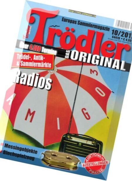 Trodler Original – Oktober 2017 Cover