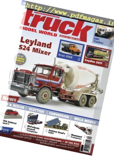 Truck Model World – September – October 2017 Cover