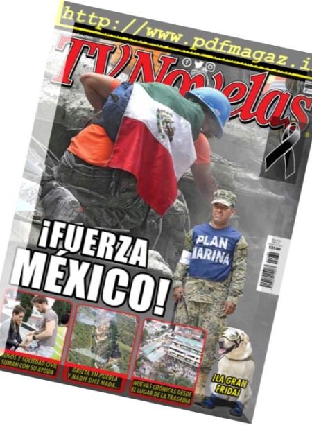 TVyNovelas Mexico – 25 septiembre 2017 Cover