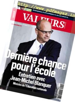 Valeurs Actuelles – 31 Aout au 6 Septembre 2017