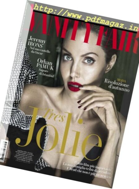 Vanity Fair Italia – 27 Settembre 2017 Cover
