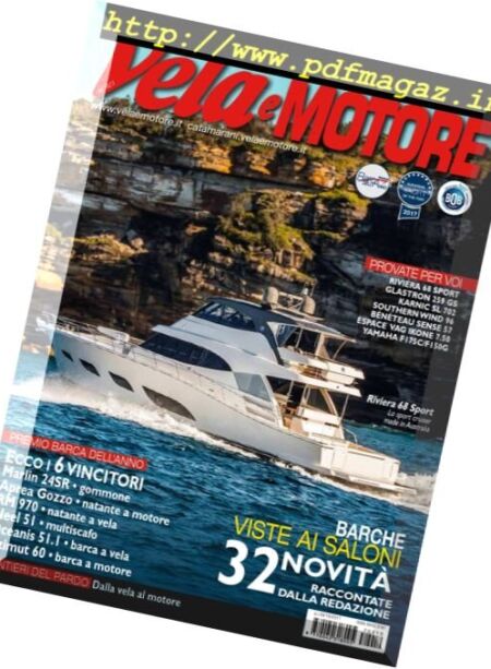 Vela e Motore – Ottobre 2017 Cover