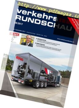 Verkehrs Rundschau – Nr.38, 2017