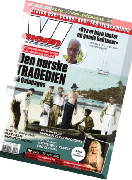 Vi Menn – 18 september 2017 Cover