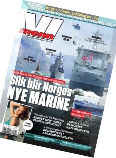 Vi Menn – 25 september 2017 Cover