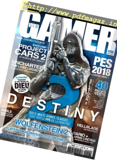 Video Gamer – Septembre 2017 Cover