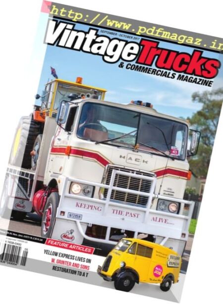 Vintage Trucks & Commercials – September-October 2017 Cover