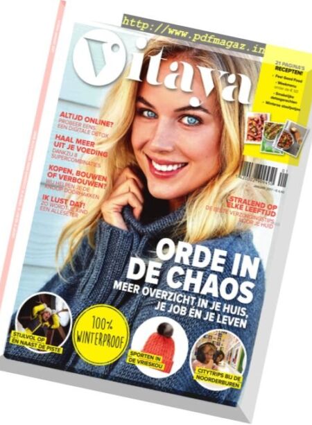 Vitaya – januari 2017 Cover