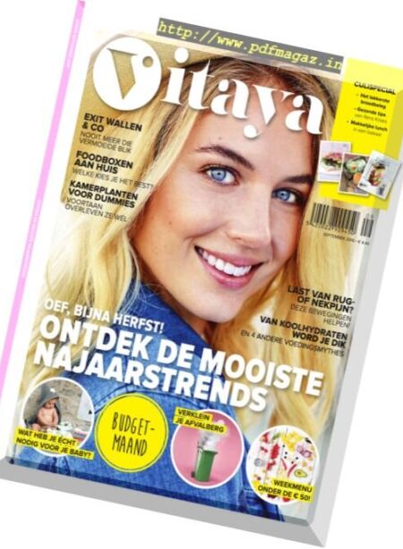 Vitaya – september 2016 Cover