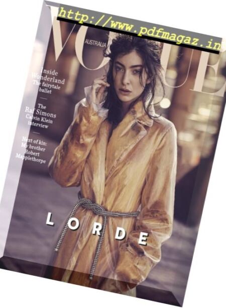 Vogue Australia – October 2017 Cover