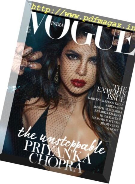 Vogue India – September 2017 Cover