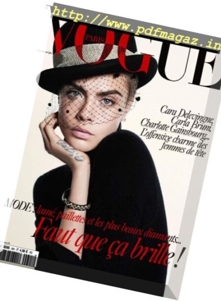 Vogue Paris – Octobre 2017 Cover