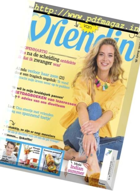 Vriendin – Nr.34, 2017 Cover