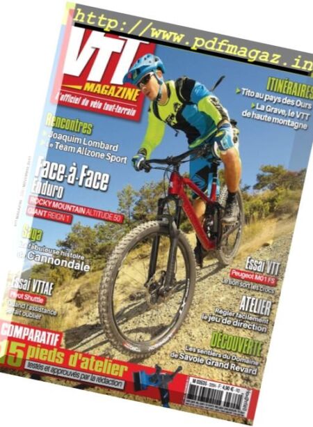 VTT Magazine – Novembre 2017 Cover