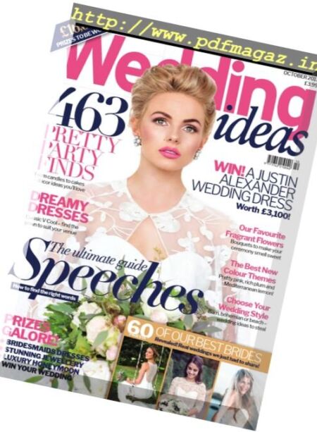 Wedding Ideas – October 2017 Cover