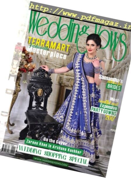 Wedding Vows – September-October 2017 Cover