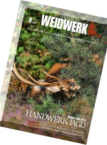 Weidwerk – Nr.9 2017 Cover