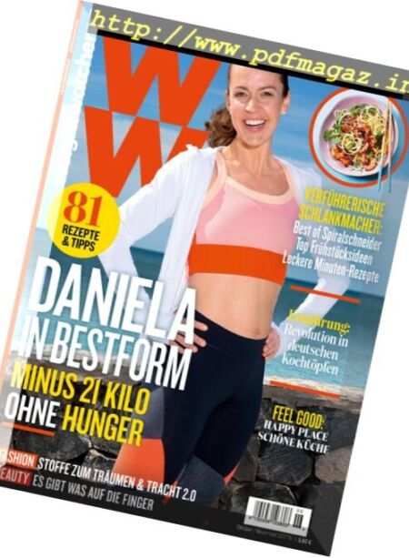 Weight Watchers Magazin Germany – Oktober-November 2017 Cover