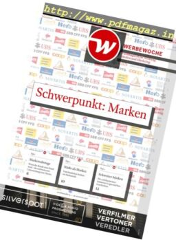 Werbewoche – 18 August 2017