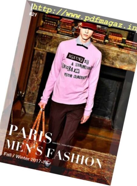 WFM Men Collection – Issue 21, – Fall-Winter 2017-2018 Cover