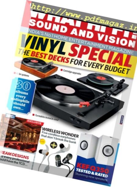 What Hi-Fi India – September 2017 Cover