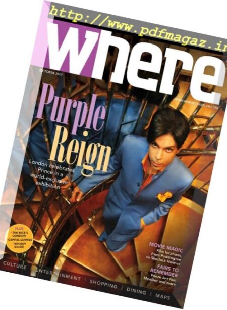 Where London – October 2017 Cover