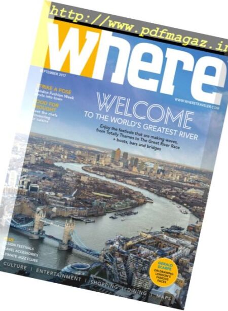 Where London – September 2017 Cover