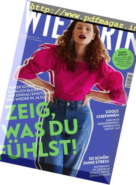 Wienerin – September 2017 Cover