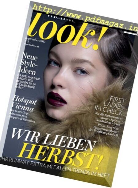 Wienlive Look! – September 2017 Cover