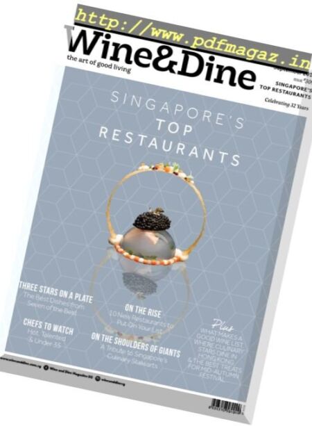 Wine & Dine – September 2017 Cover