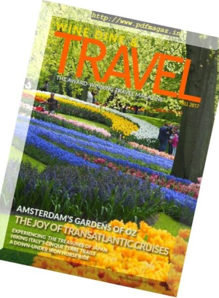 Wine Dine & Travel – Fall 2017 Cover