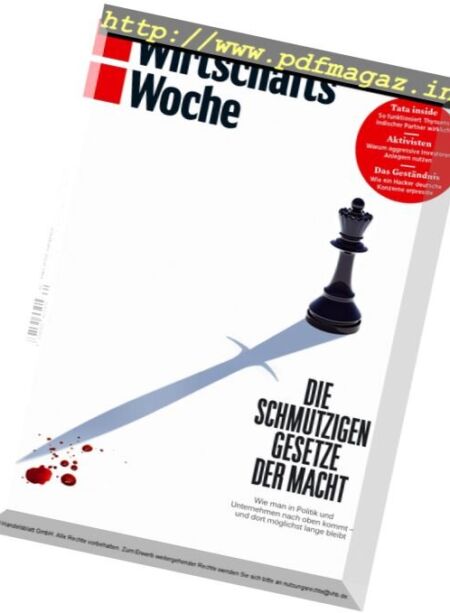 Wirtschaftswoche – 23 September 2017 Cover