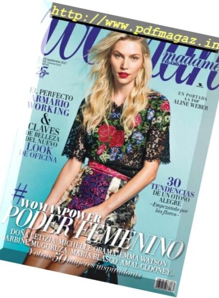 Woman Madame Figaro – Septiembre 2017 Cover