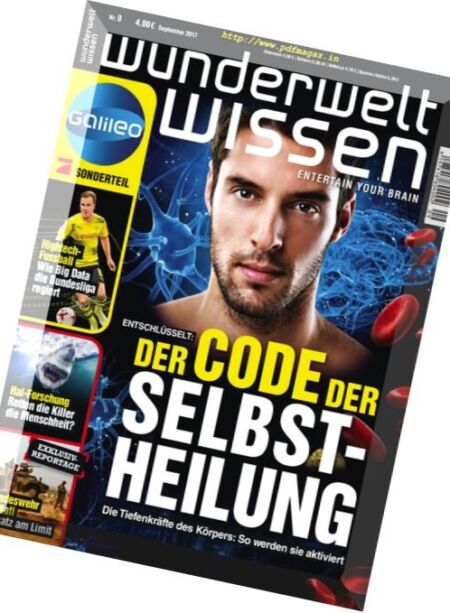 Wunderwelt Wissen – September 2017 Cover