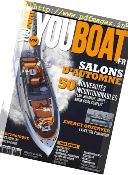 Youboat – Aout-Septembre 2017 Cover