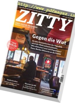 Zitty – 21 September 2017