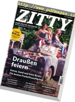 Zitty – 3 August 2017