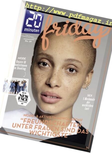 20 Minuten Friday – 29 September-5 Oktober 2017 Cover