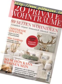 20 Private Wohntraume – November-Dezember 2017