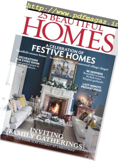 25 Beautiful Homes – December 2017 Cover